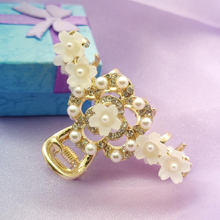 Elegant Flower Hair Clutcher