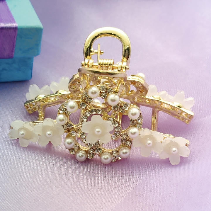 Elegant Flower Hair Clutcher