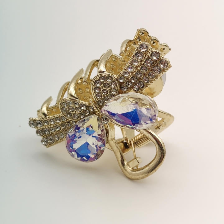 Elegant Butterfly Diamond Hair Clutcher