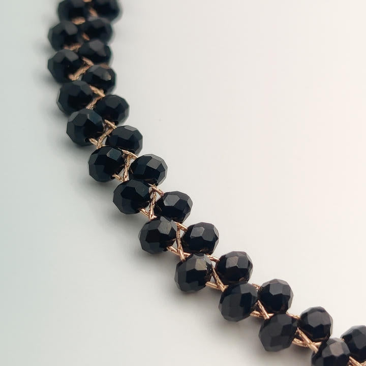 Elegant Retro Resin Crystal Necklace / Choker