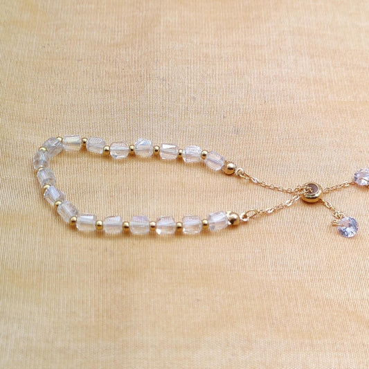 Trendy Adjustable Crystal Beads Bracelet