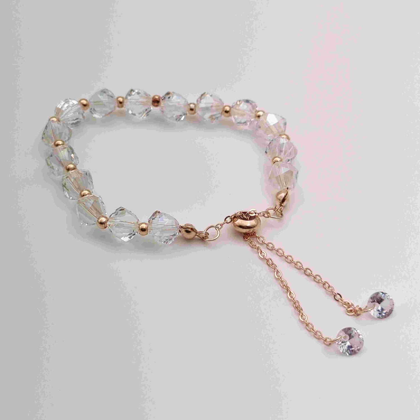 Trendy Adjustable Crystal Beads Bracelet