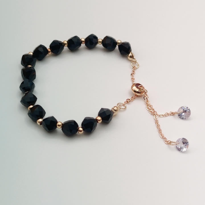 Trendy Adjustable Crystal Beads Bracelet
