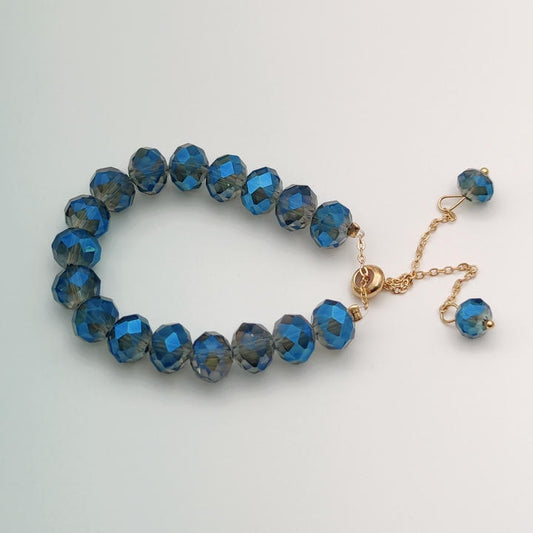 Trendy Adjustable Crystal Beads Bracelet