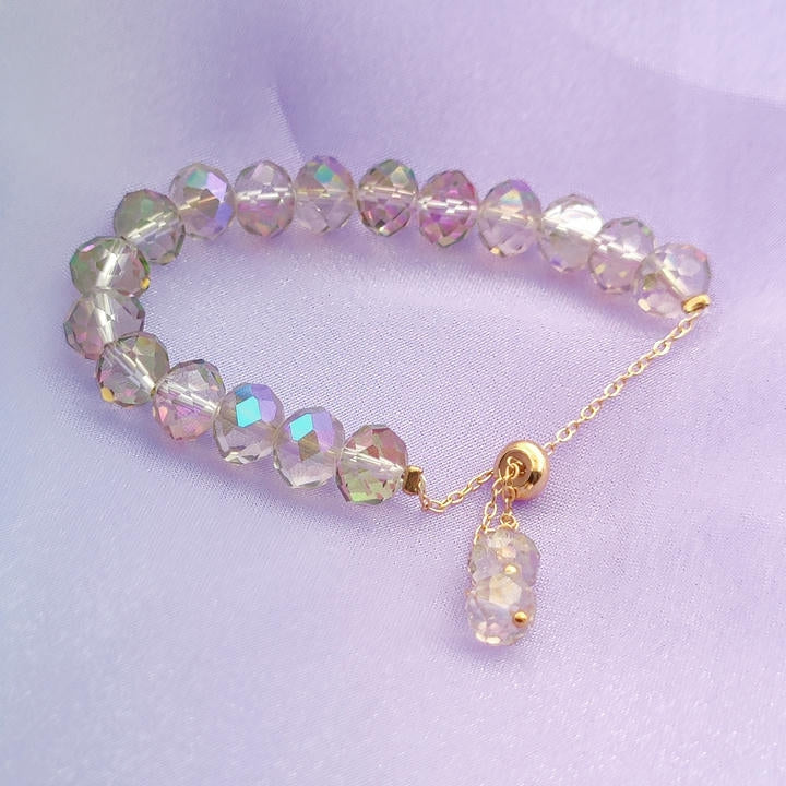 Trendy Adjustable Crystal Beads Bracelet