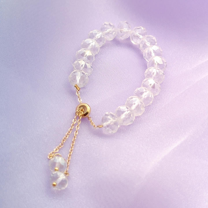 Trendy Adjustable Crystal Beads Bracelet