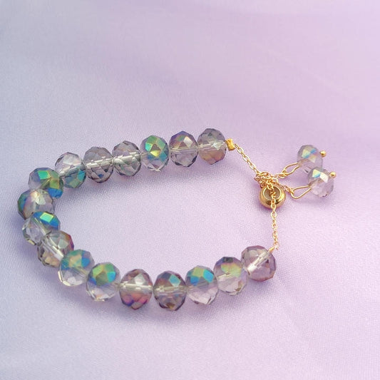 Trendy Adjustable Crystal Beads Bracelet