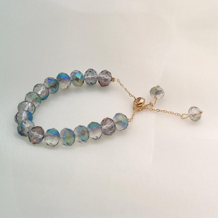 Trendy Adjustable Crystal Beads Bracelet