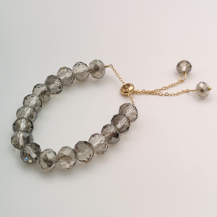 Trendy Adjustable Crystal Beads Bracelet