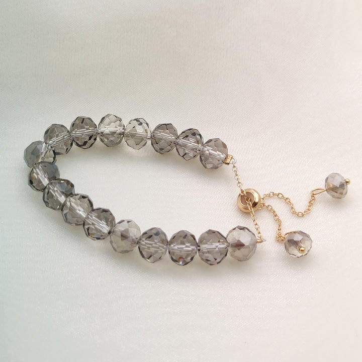 Trendy Adjustable Crystal Beads Bracelet