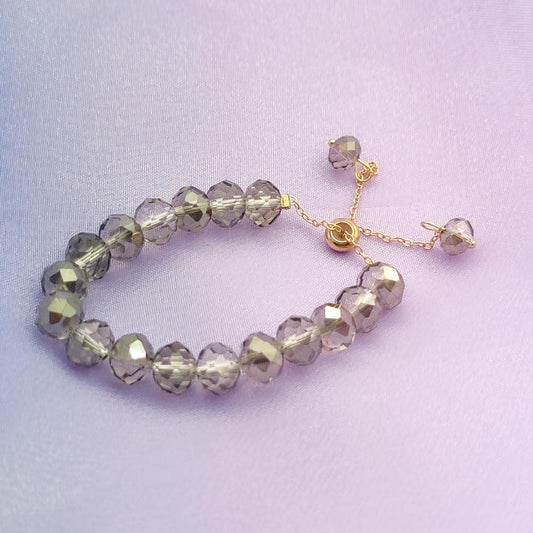 Trendy Adjustable Crystal Beads Bracelet