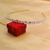 Elegant Hair Belt With Zircon Diamonds