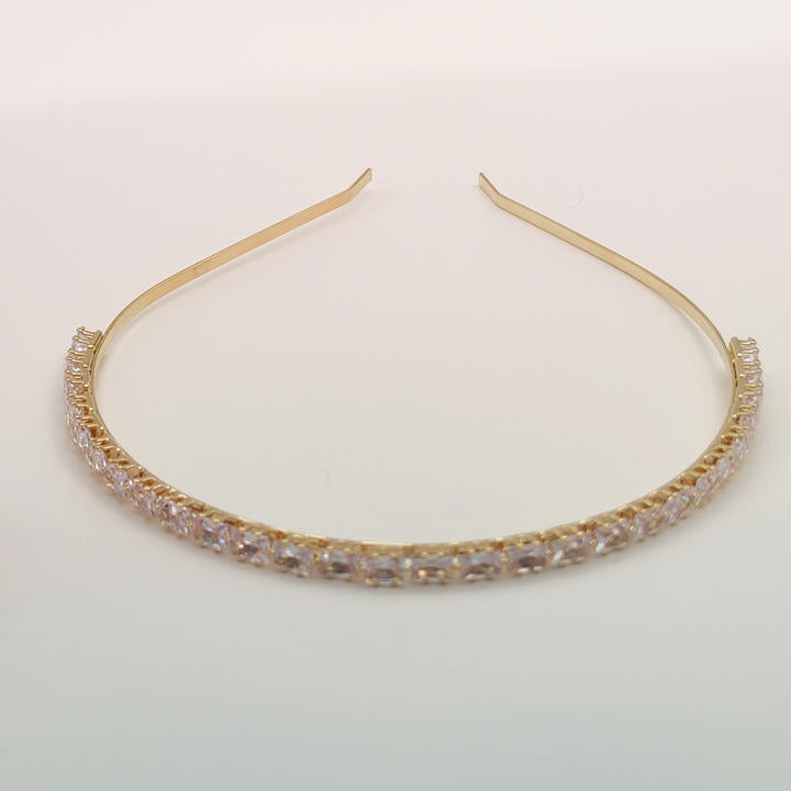 Elegant Hair Belt With Zircon Diamonds