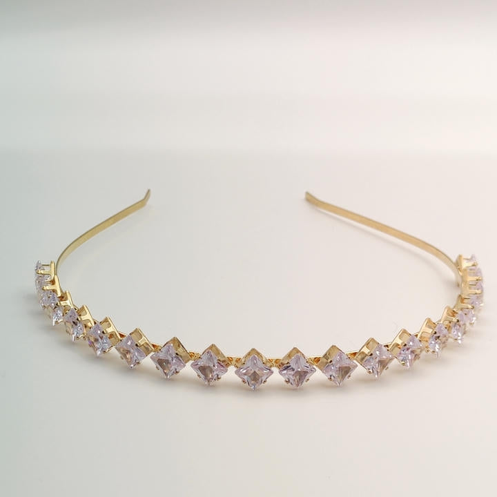 Elegant Hair Belt With Zircon Diamonds