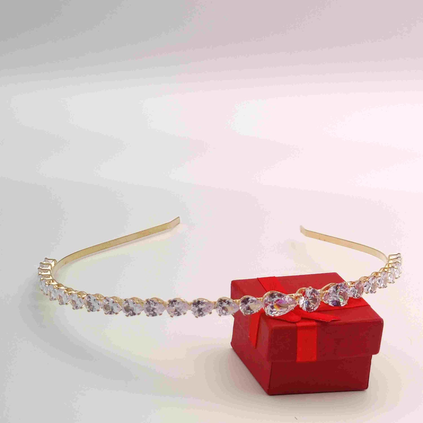 Elegant Hair Belt With Zircon Diamonds