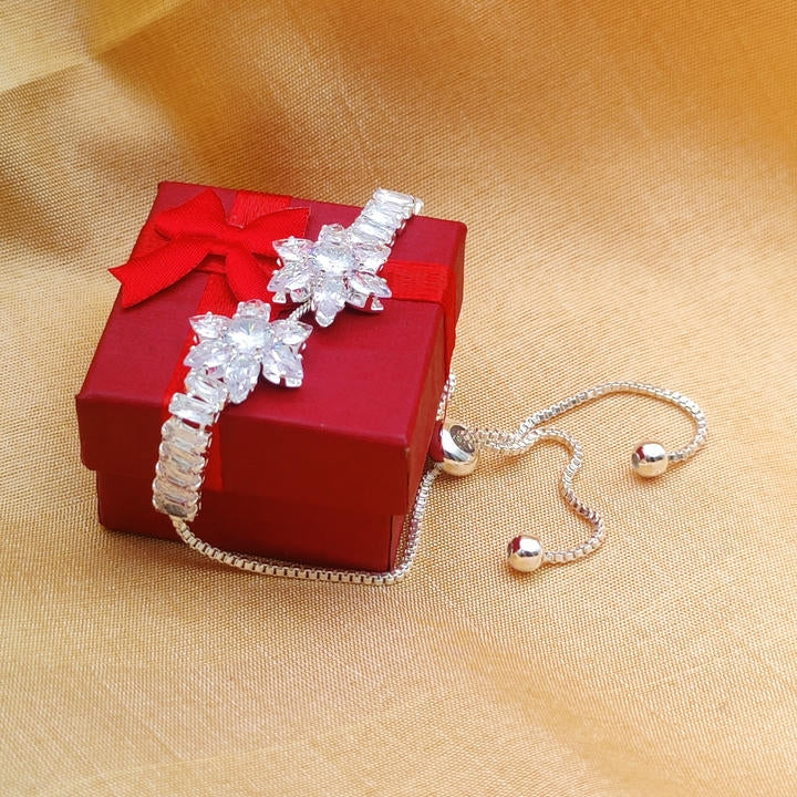 Rhinestone Flower Diamond Bracelet