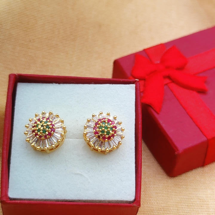 Diamond Stunning Stud Earring With Firkee Screw