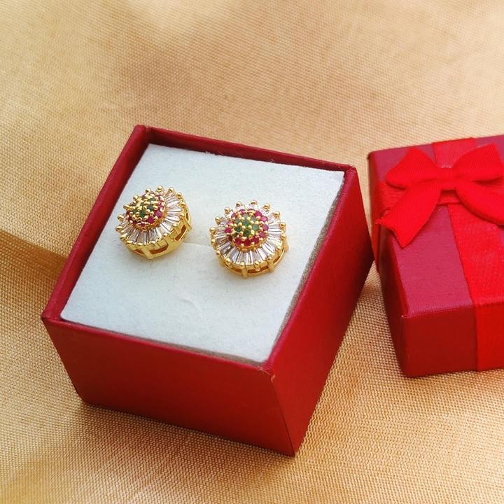 Diamond Stunning Stud Earring With Firkee Screw