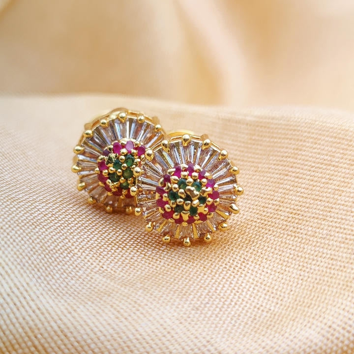 Diamond Stunning Stud Earring With Firkee Screw