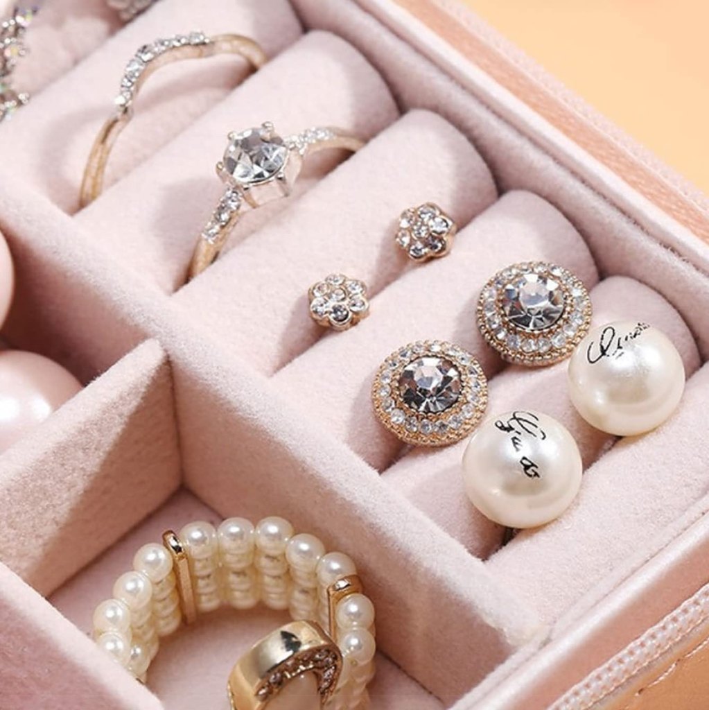 PU Mini Jewellery Box Jewelry Organiser