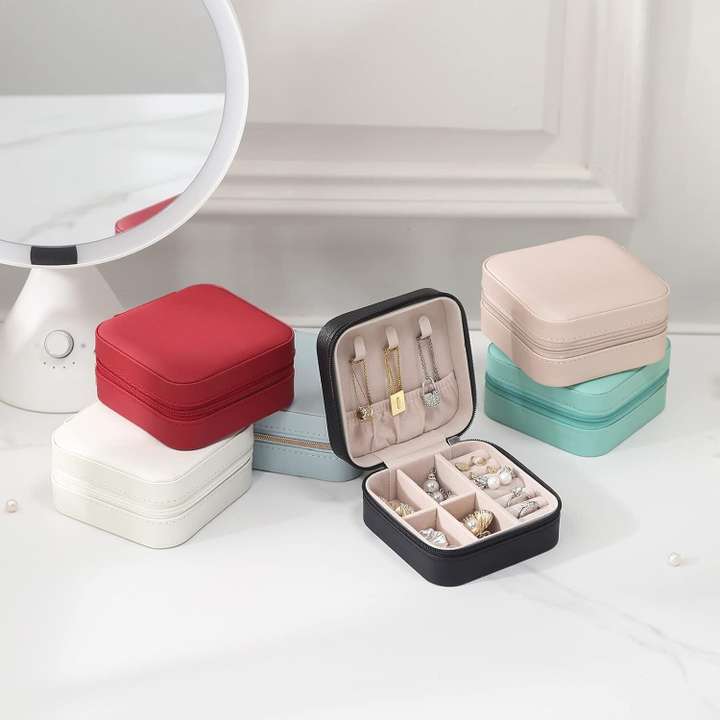 PU Mini Jewellery Box Jewelry Organiser