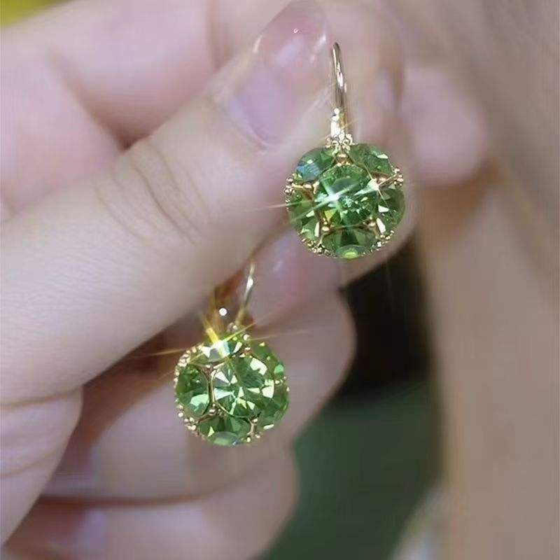 Luxury Fashion Crystal Ball Earrings
