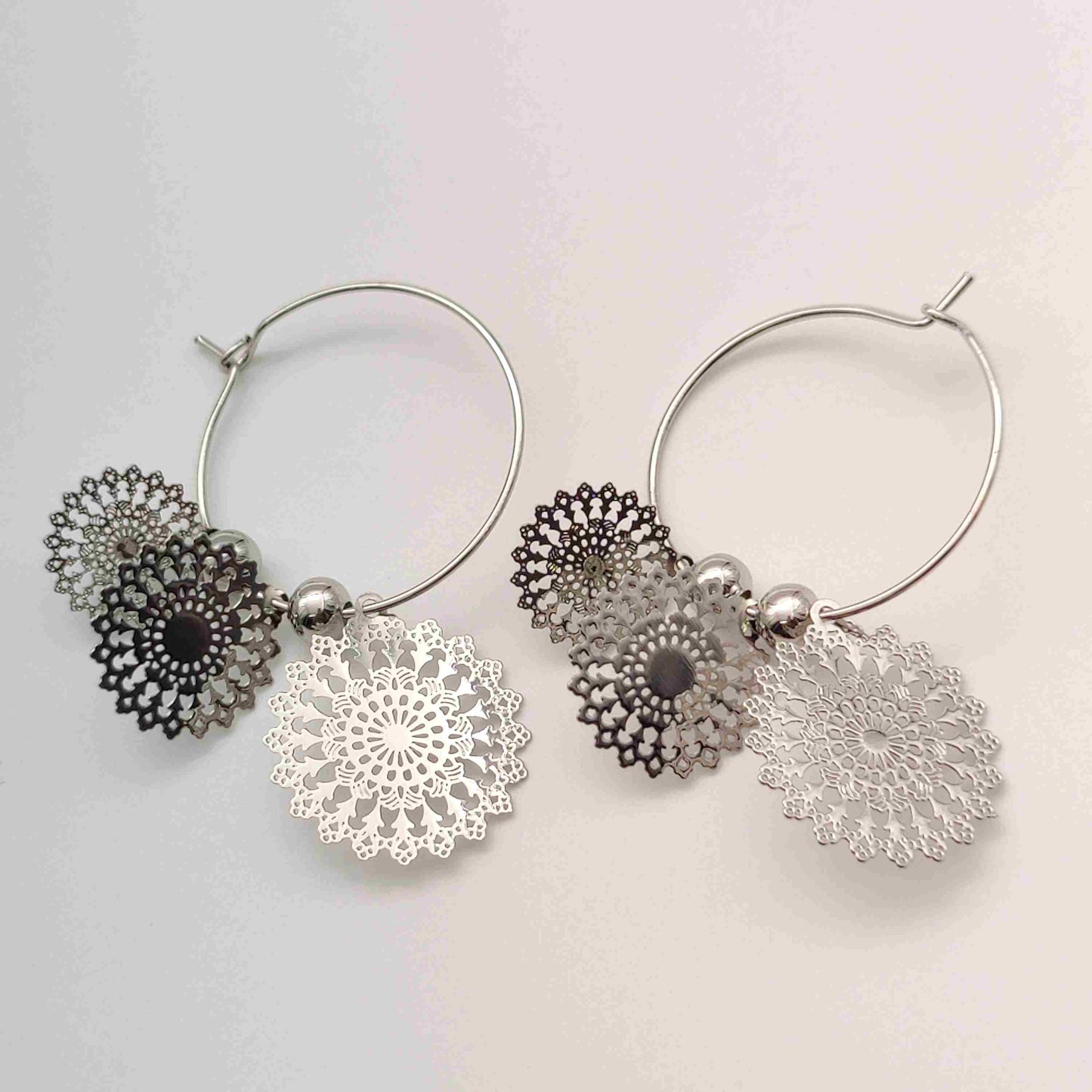 Trendy Drop Wheel Earring