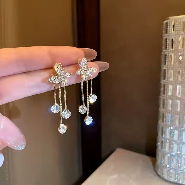 Butterfly Chain Earing