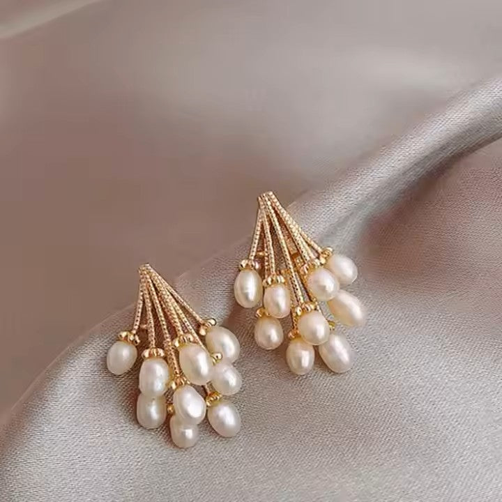 Pearl Bunch Earrings