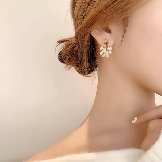 Pearl Bunch Earrings