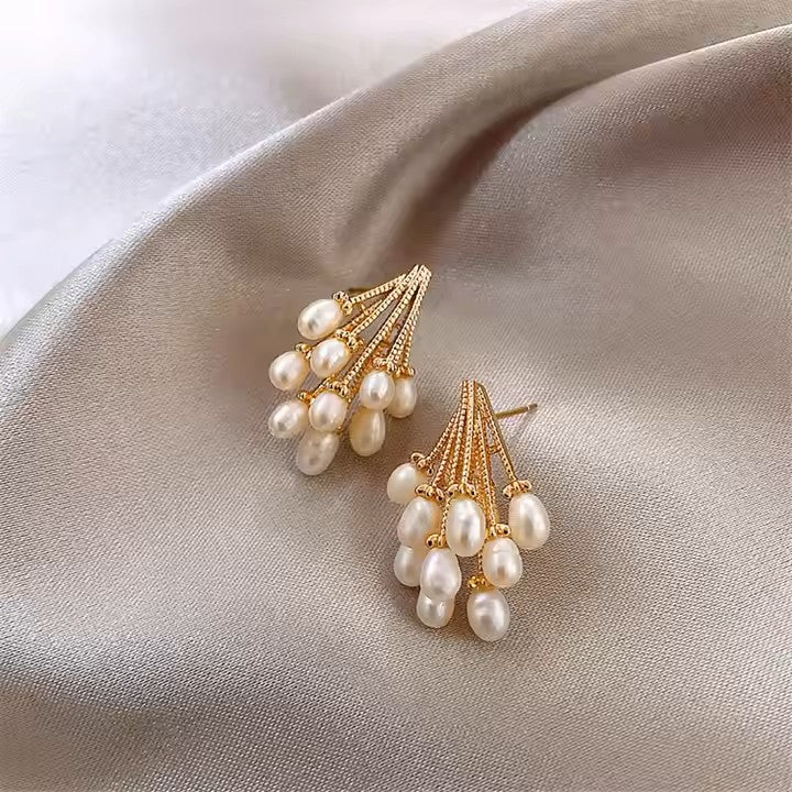 Pearl Bunch Earrings