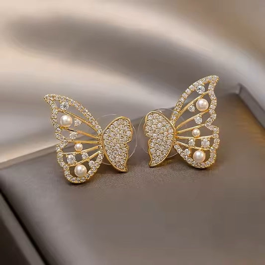 Butterfly Diamond Earrings