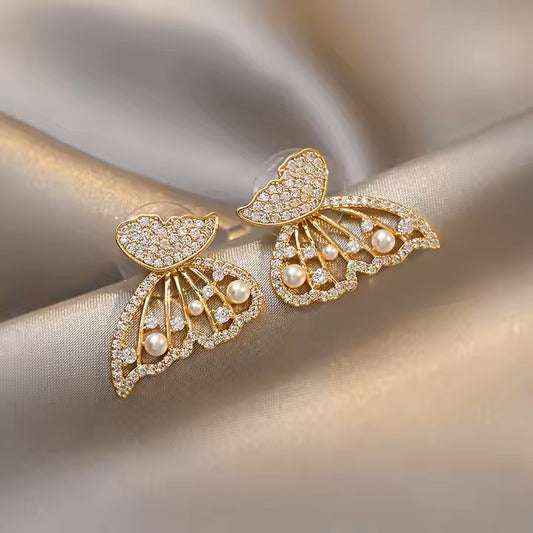 Butterfly Diamond Earrings