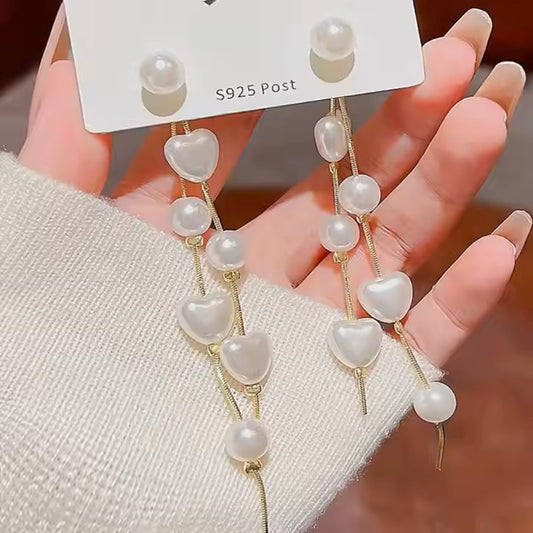 Pearl Drop Latkan Earrings