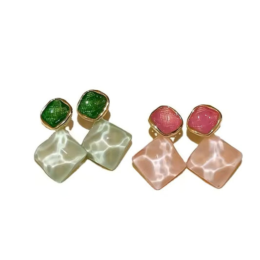 Trending Drop Resin Stone Earring