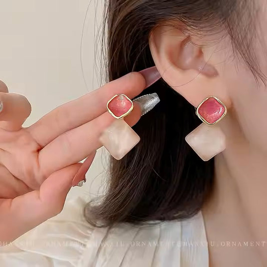 Trending Drop Resin Stone Earring