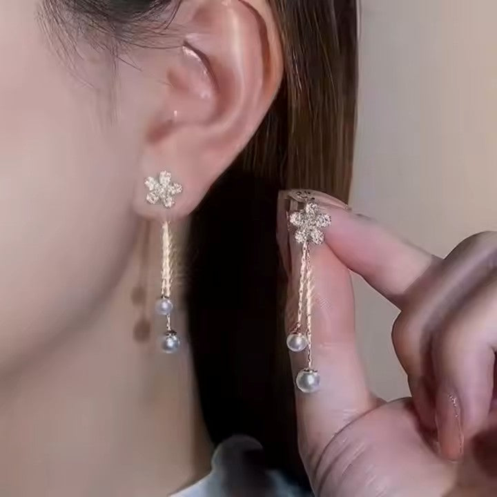 Flower Chain Earrings