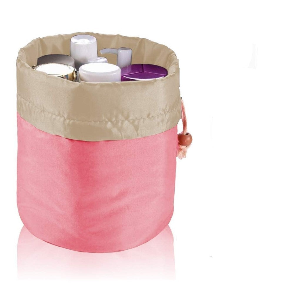Cosmetic Pouch Makeup Bag Round Barrel Shape cosmetic Bags