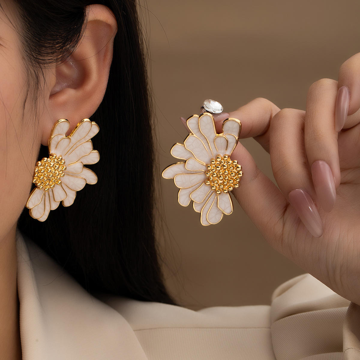 The Sunflower Stud Earrings
