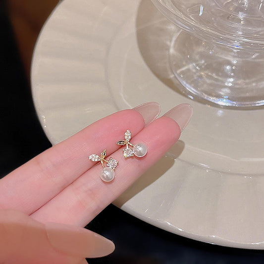 Trendy Fruit Shape Luxury Gold Plating Earring