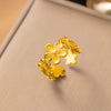 Anti-Tarnish Flower Ring