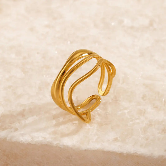 Anti-Tarnish Layered Ring