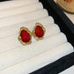 Irregular Shape Colorful Stud Earrings