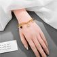 Black and White Bay-Roman Numeral Double Layer Bracelet