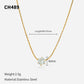 Anti Tarnish Solitaire CZ Diamond Necklace