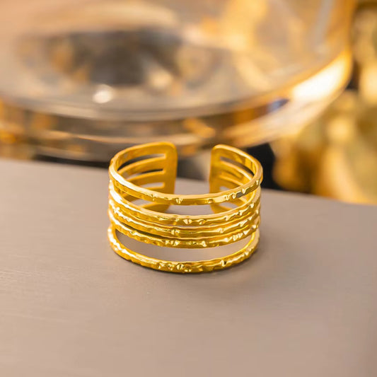 Anti-Tarnish Layered Ring