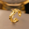 Anti-Tarnish Irregular Shape Ring