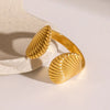 Anti-Tarnish Shell Ring