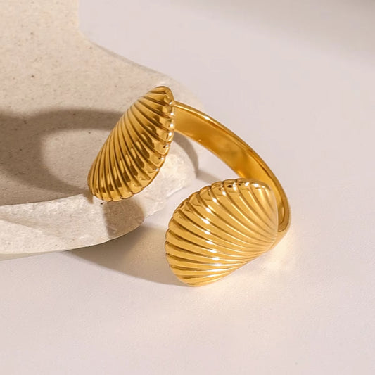 Anti-Tarnish Shell Ring