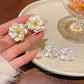 Sweet Camellia Stud Earrings
